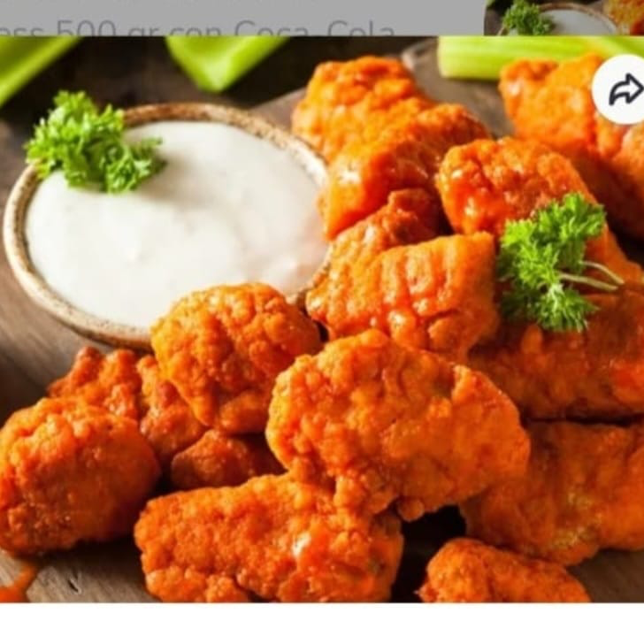 Spagueti gratinado con Boneless