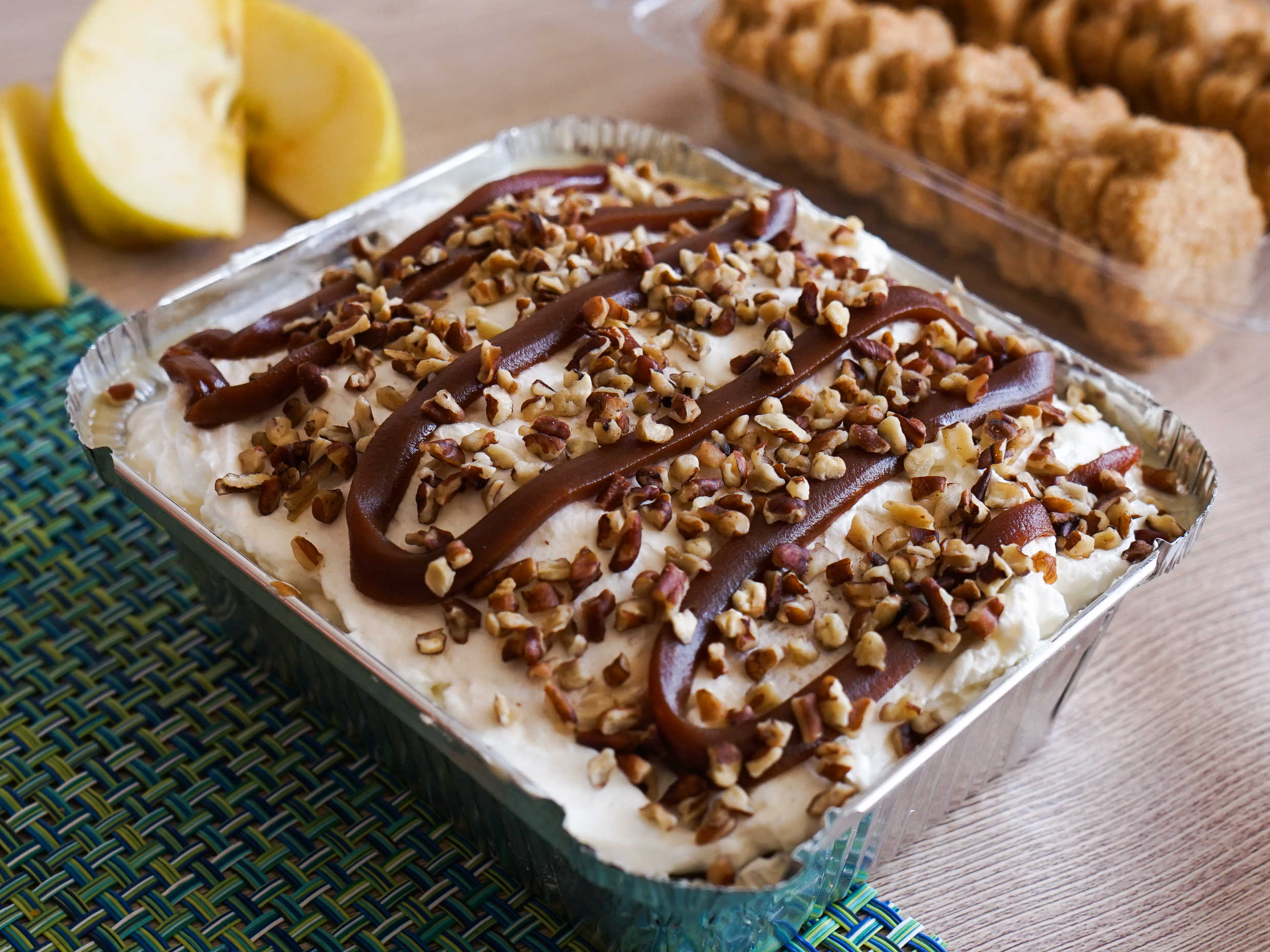 Pastel tres leches plátano con cajeta