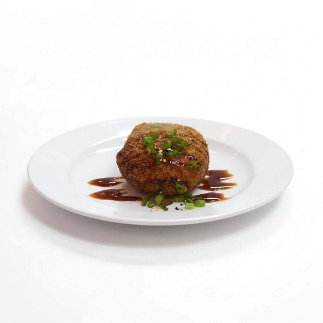 Cone de nory, todo empanado e frito, com saboroso recheio de arroz, Cream cheese e Salmão.