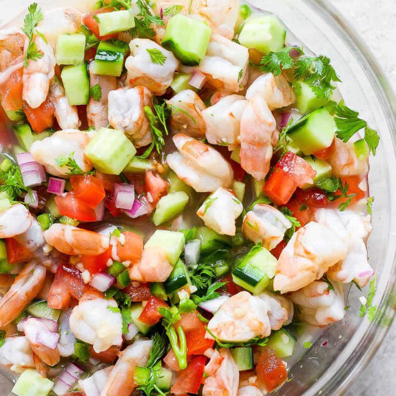 Litro de Ceviche de Camaron
