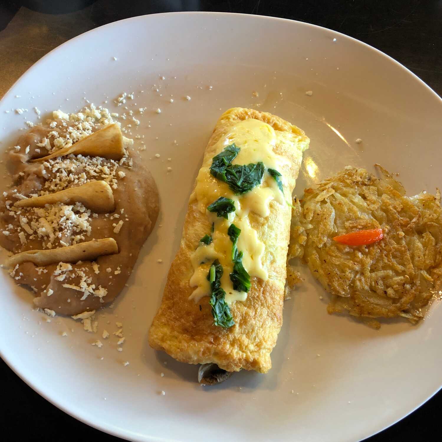 Omelette Jamón y Queso