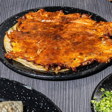 Costra con arrachera