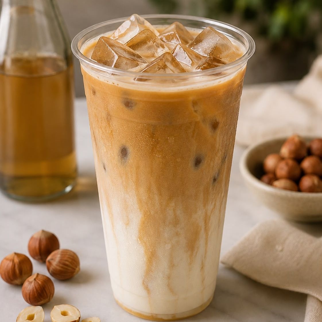 Latte Frio de Avellana
