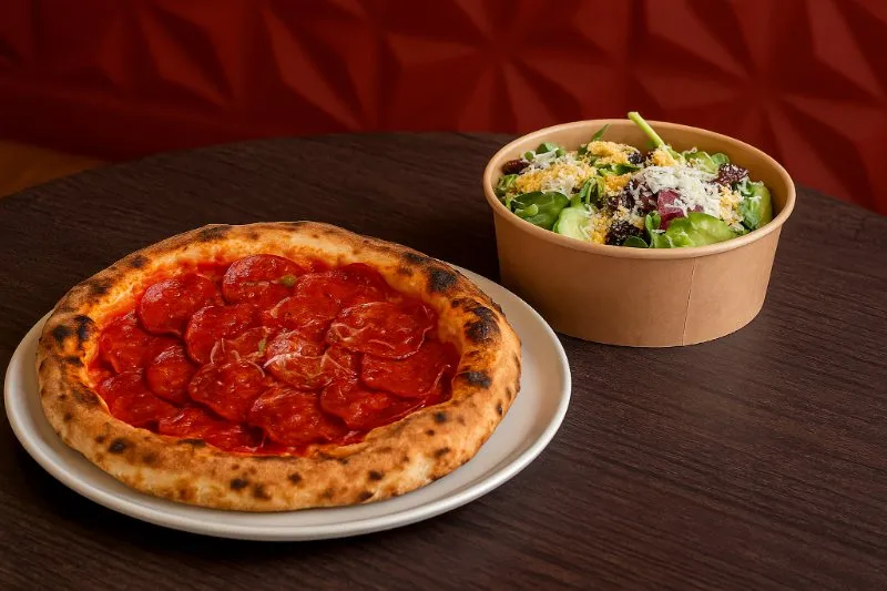 Rivolto´s Combo Pizza y Ensalada