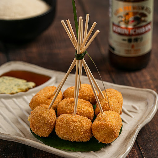 Kushiage de queso