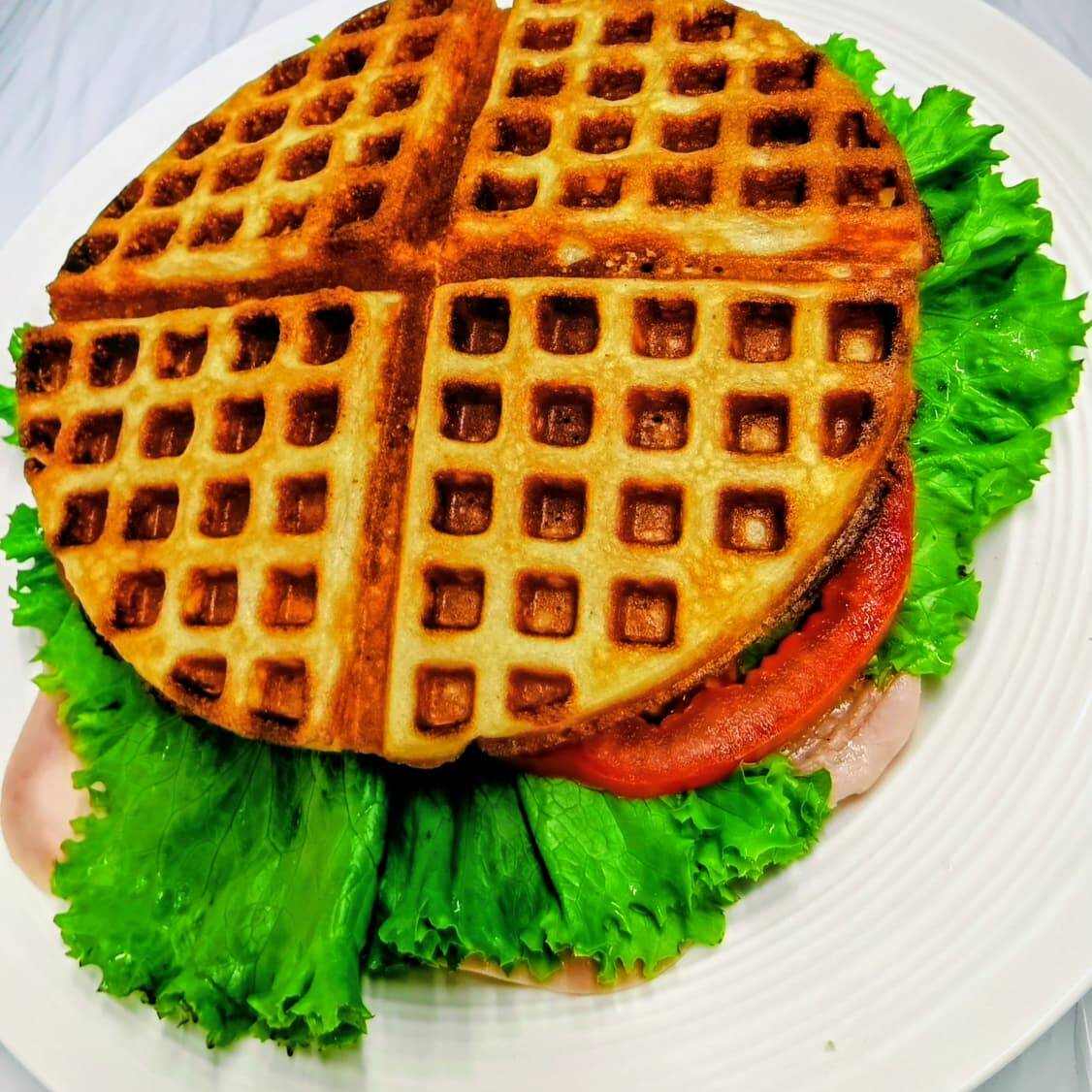 Waffle sándwich (doble)
