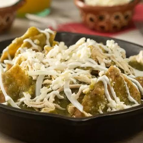 PORCION DE CHILAQUILES VERDES