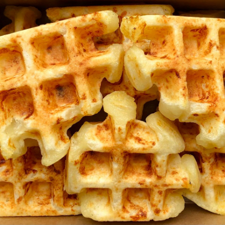 Mini Waffles de Pandebono Extra Queso