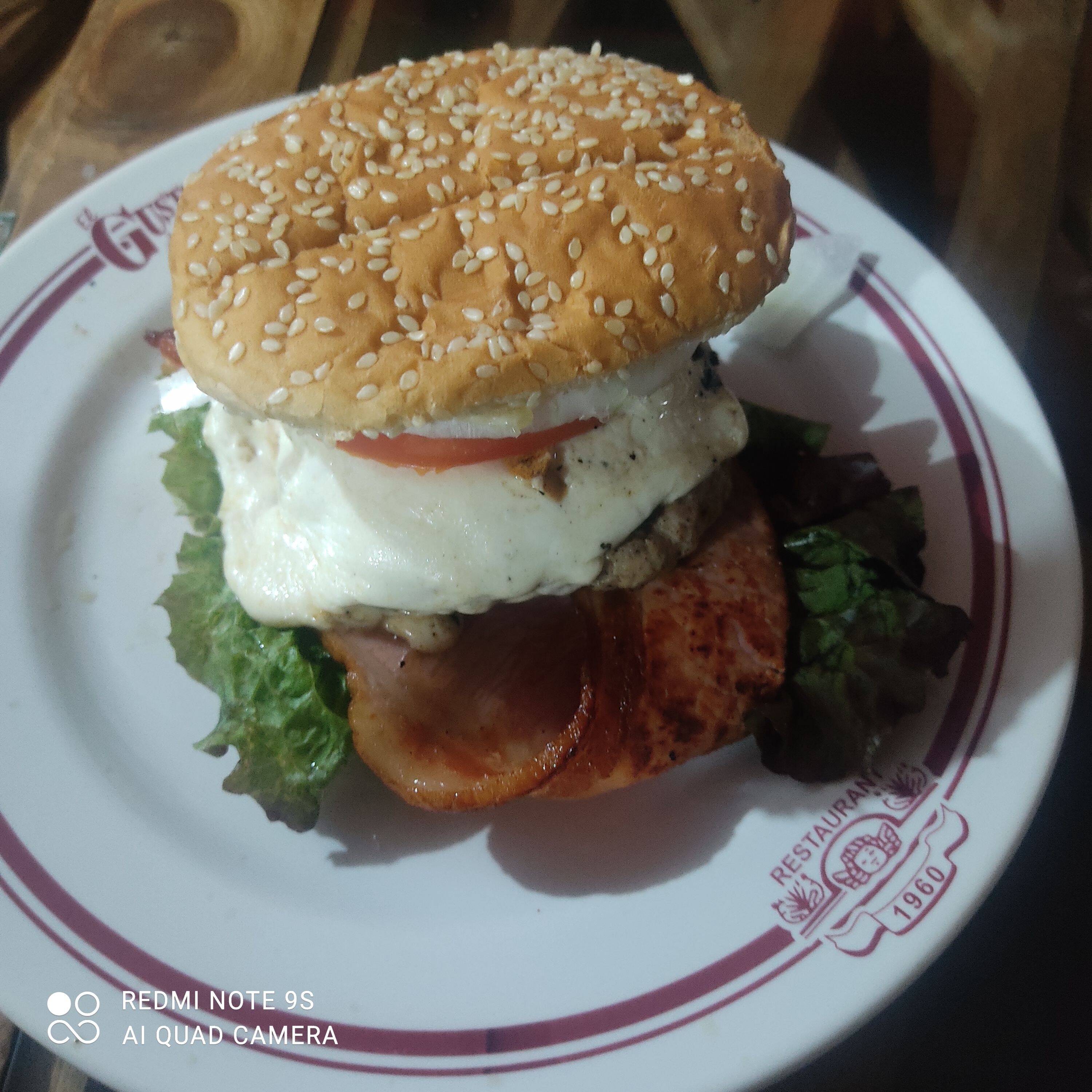 Hamburguesa con queso