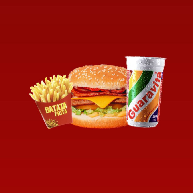 X BACON (  apo carne, queijo, bacon, salada, ketchup)28.