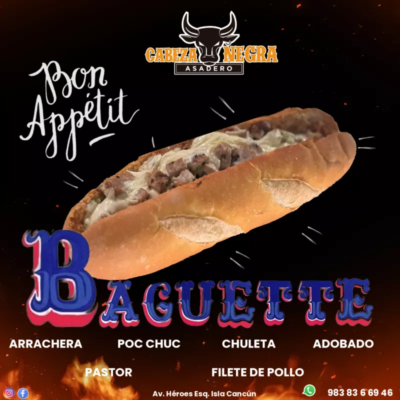 Baguette Mediano Pastor