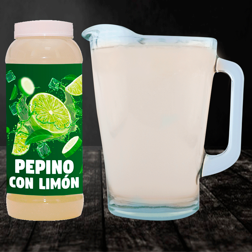 Agua de Pepino con Limón 1 L