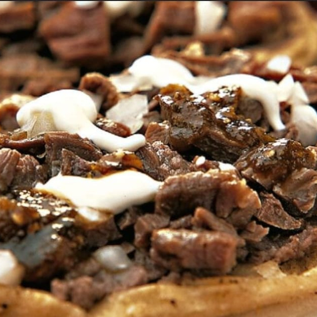 Huarache de Cecina Natural