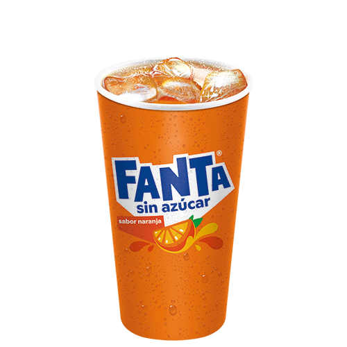 Fanta sin azucar Mediano