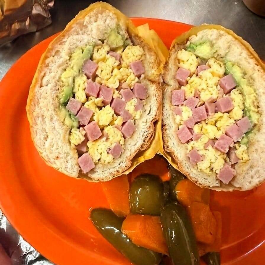 Torta de Huevo con Jamón