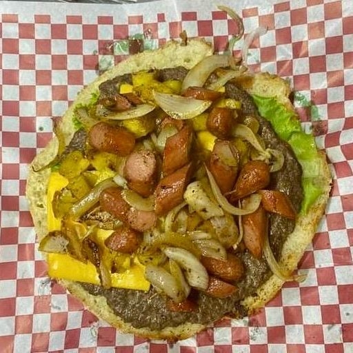 Burger Big de 19 cm Cubana con Papas