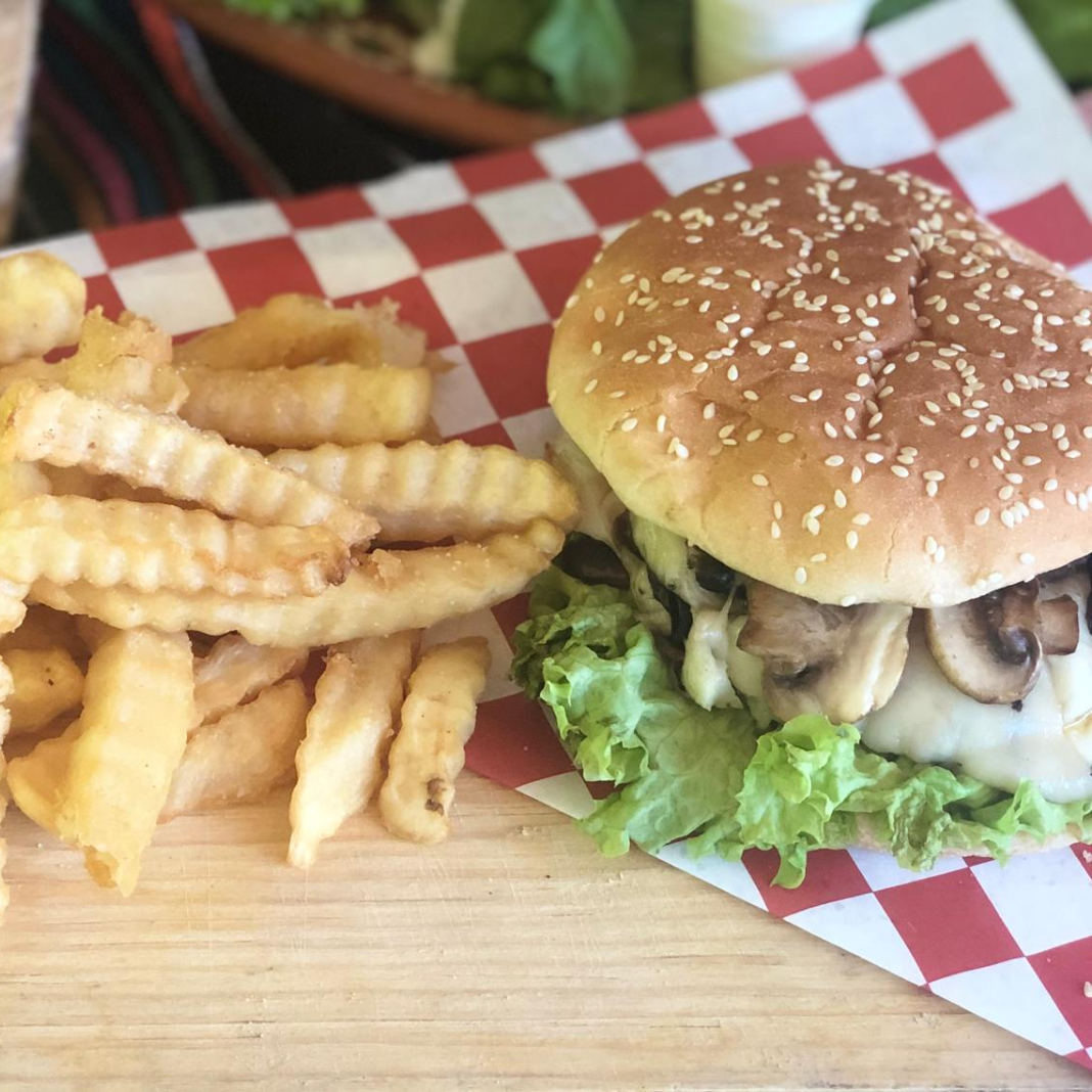 Hamburguesa Veggie Champiñón