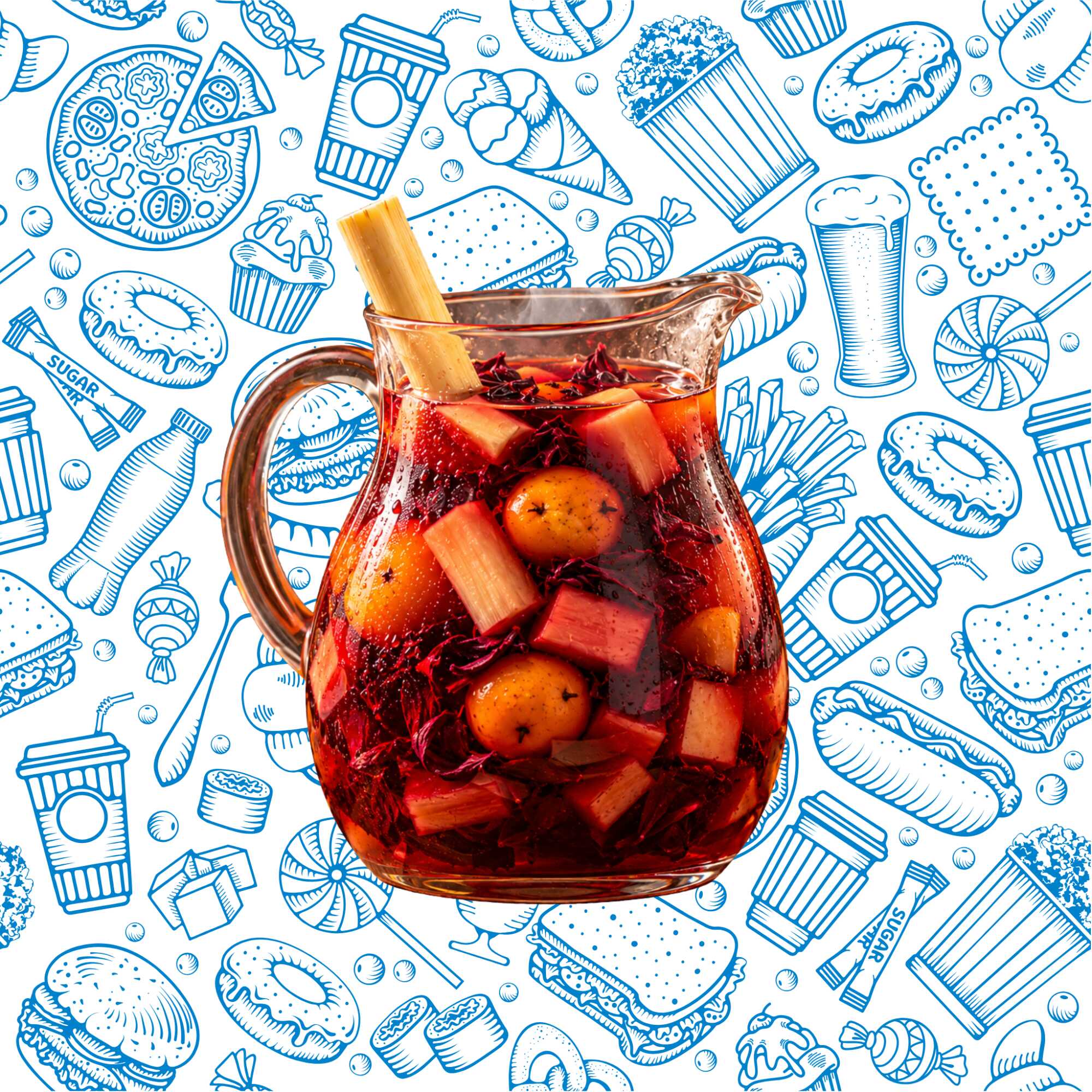 Ponche de Frutas Caliente (1 Litro)