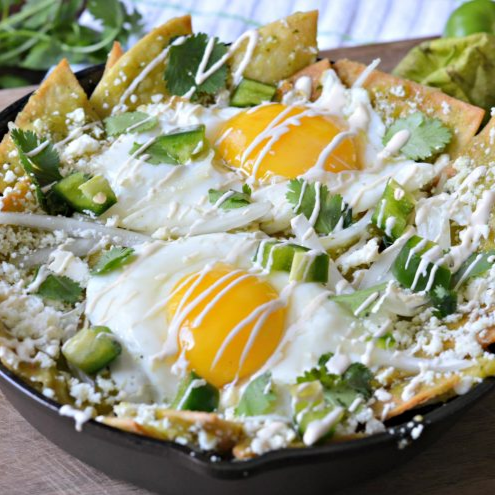 Chilaquiles Verdes con Huevo D1JUN