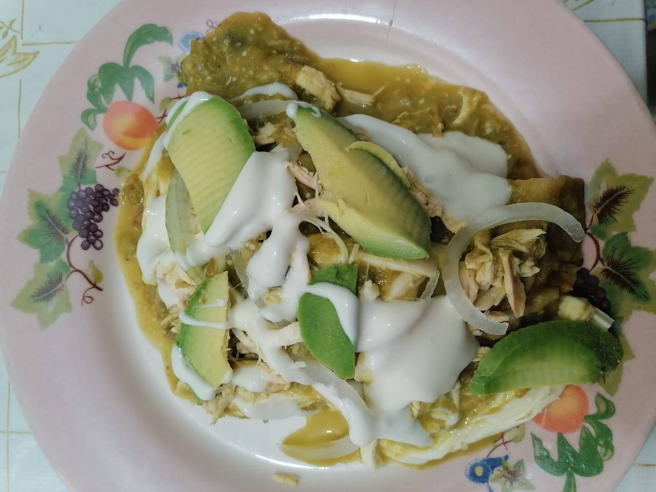 Chilaquiles Tradicionales Verdes
