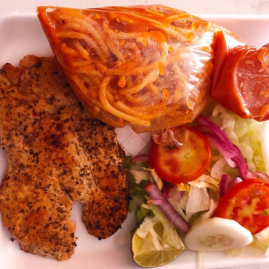 FILETE DE PESCADO AL MOJO DE AJO