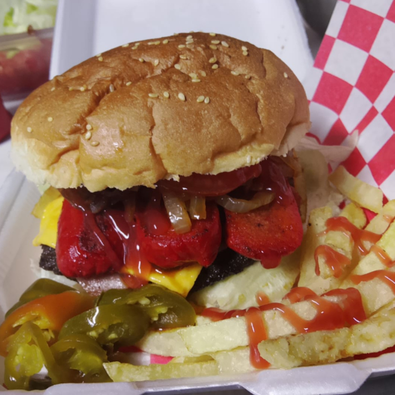 HAMBURGUESA SALCHIBURGER