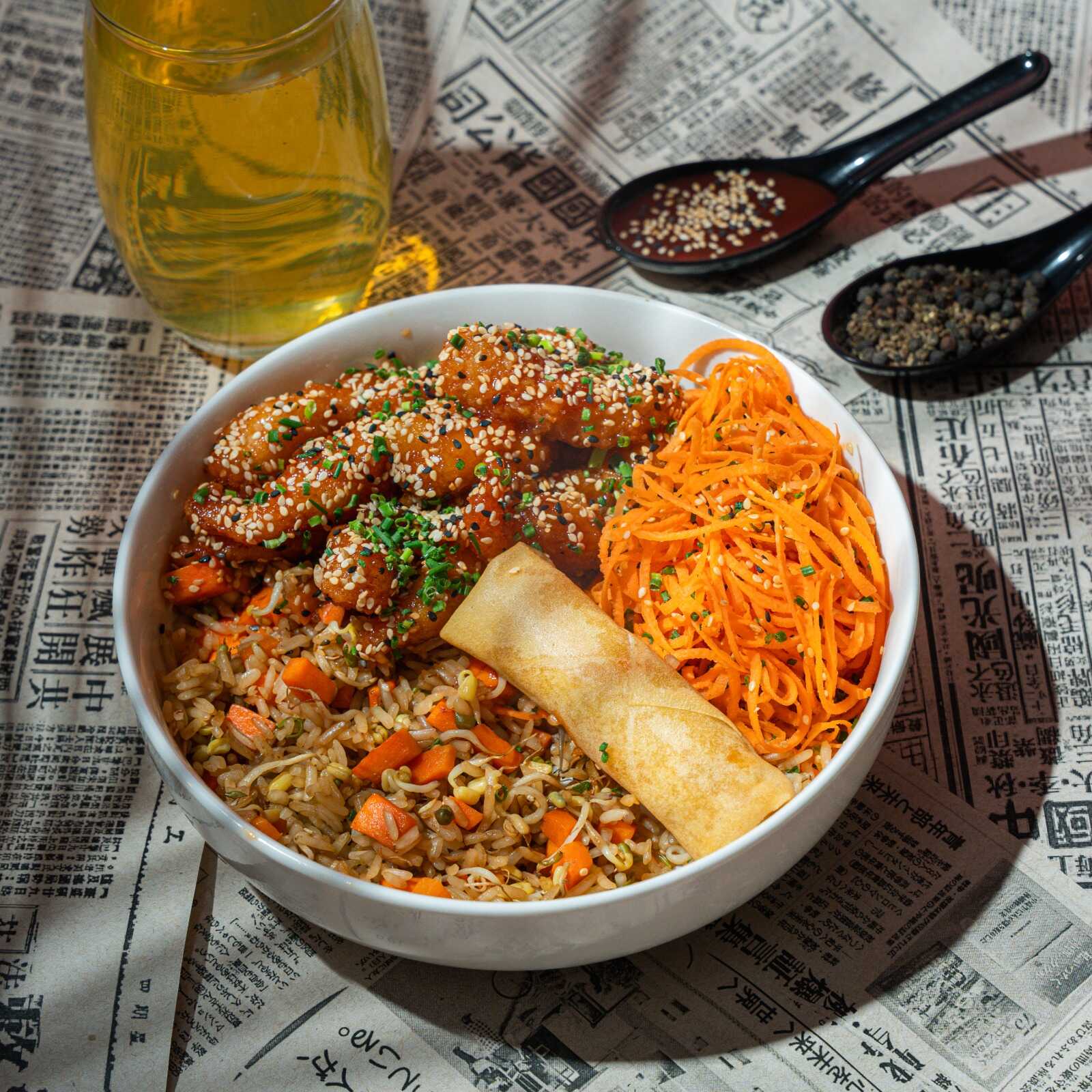 Combo Bowl Camarones Agriculces y Arroz