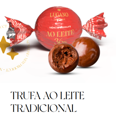 Trufa de chocolate ao leite 14g