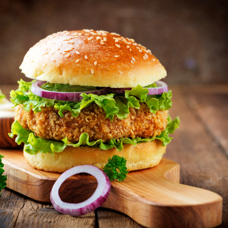 Chicken Burger+Papas+Gaseosa