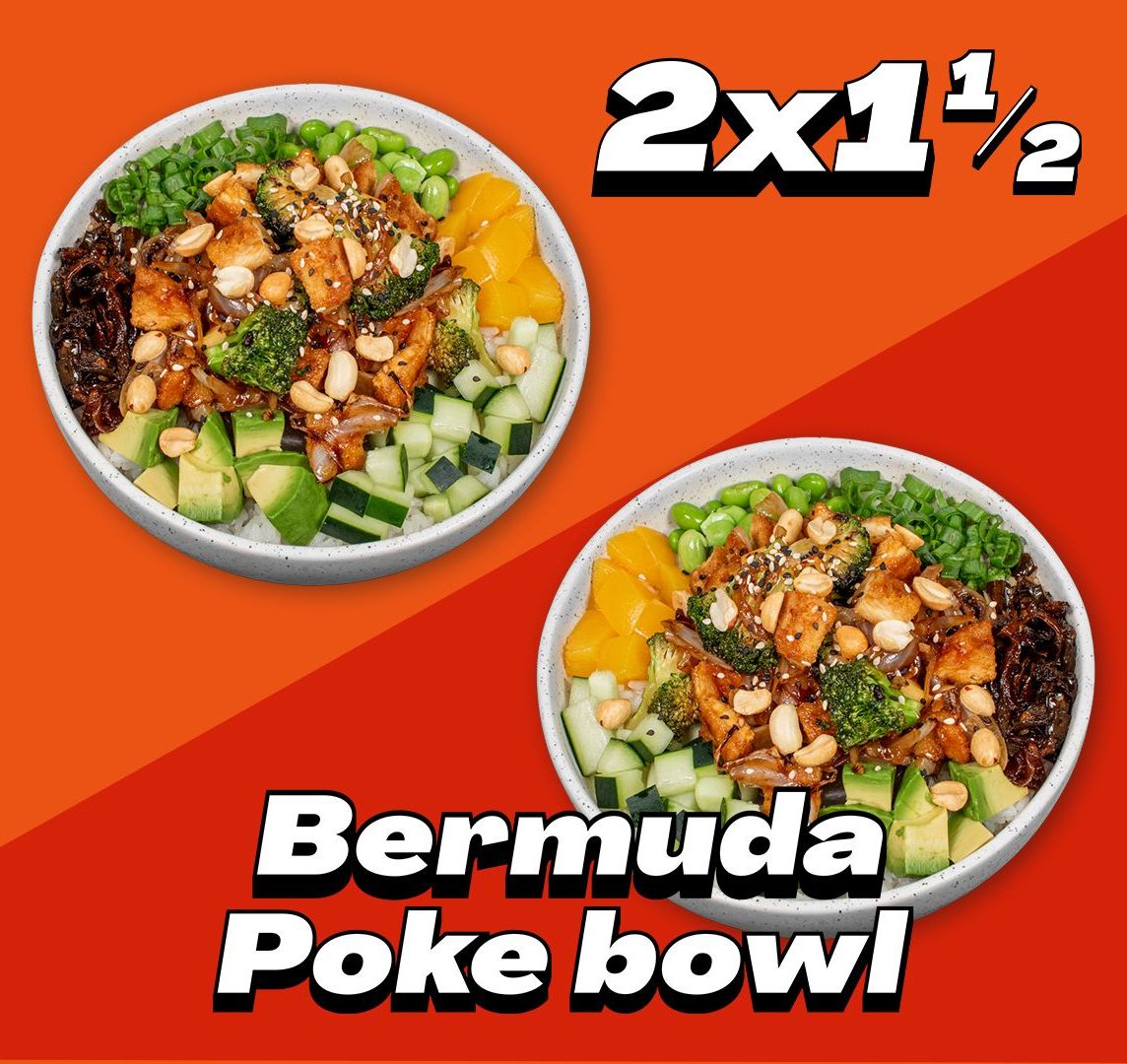 Bermuda Poke Bowl 2 x 1