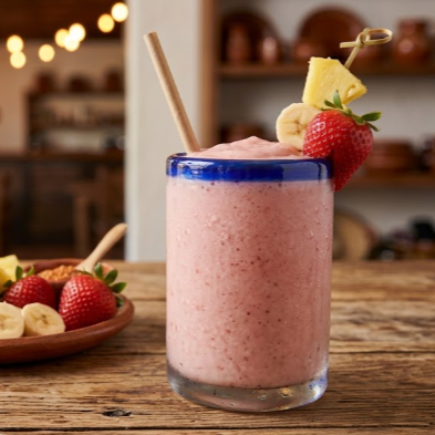 Smoothie de Fresa, Plátano y Piña