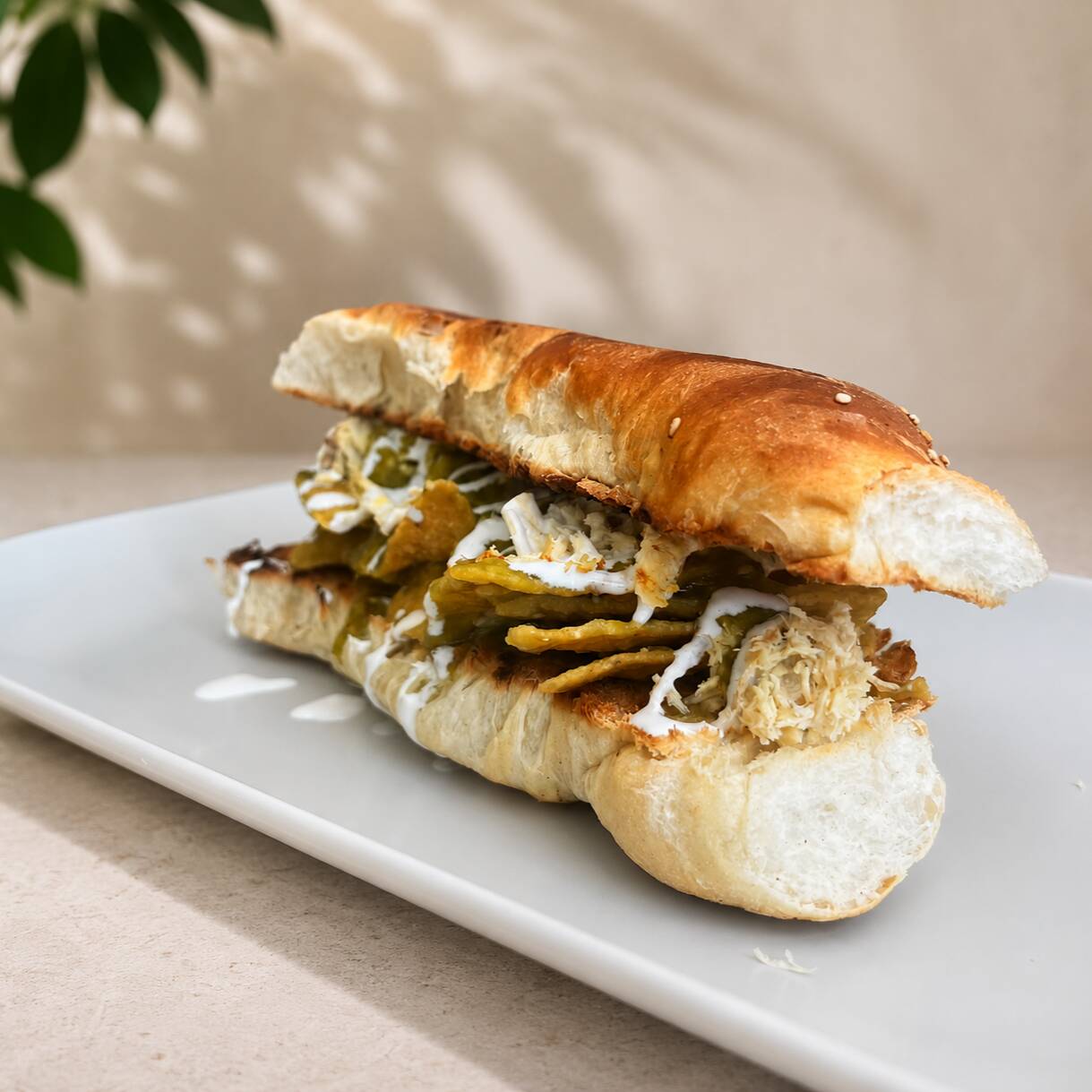 Torta de Chilaquiles