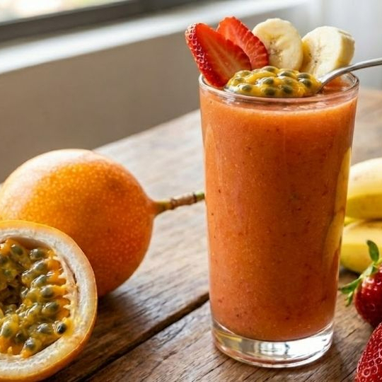 Fresa. Mango y Piña