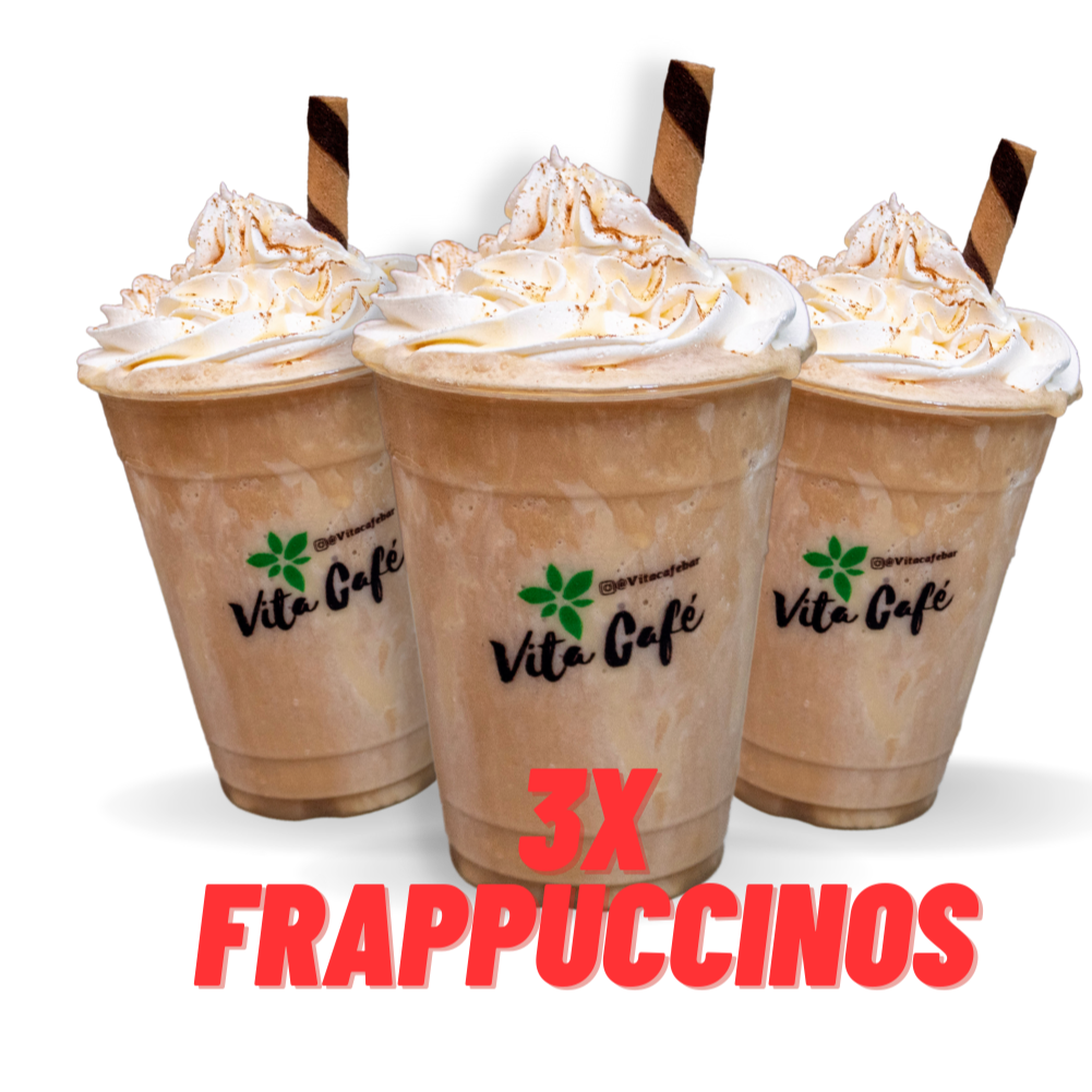 3 frappuccinos clasicos