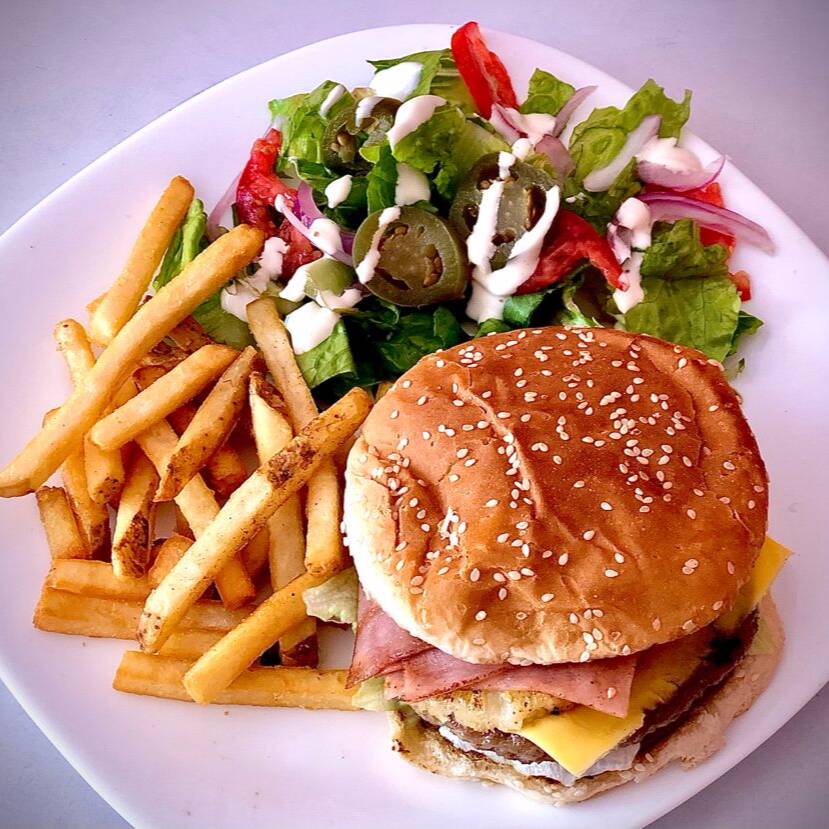 Hamburguesa Hawaiana