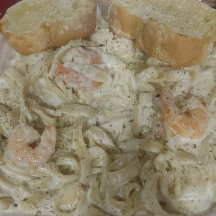 Fetuccini con Camarón