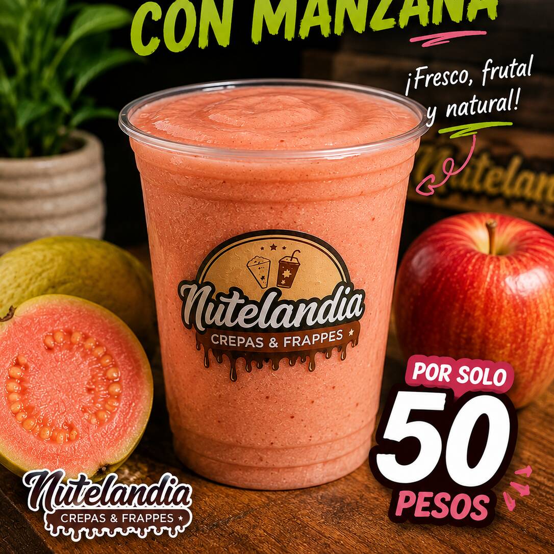 Smoothie de Guayaba con Manzana