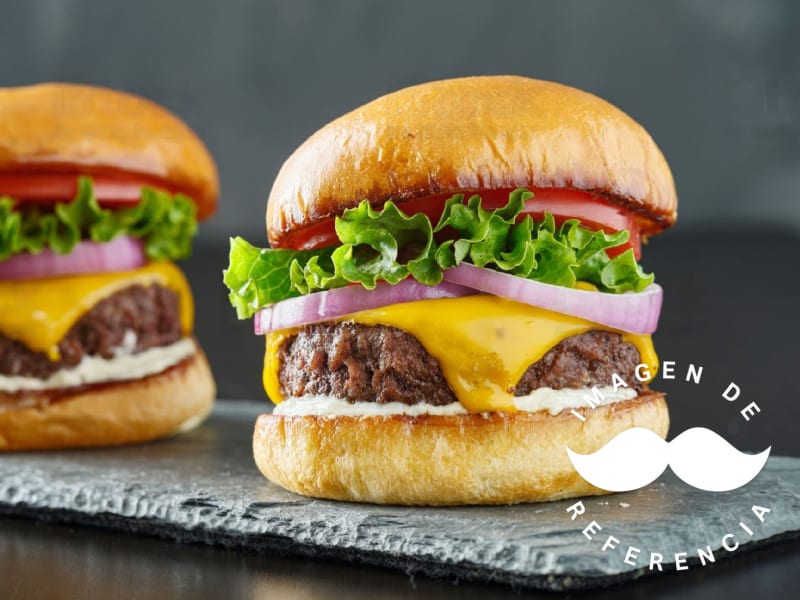 Mango habanero burger