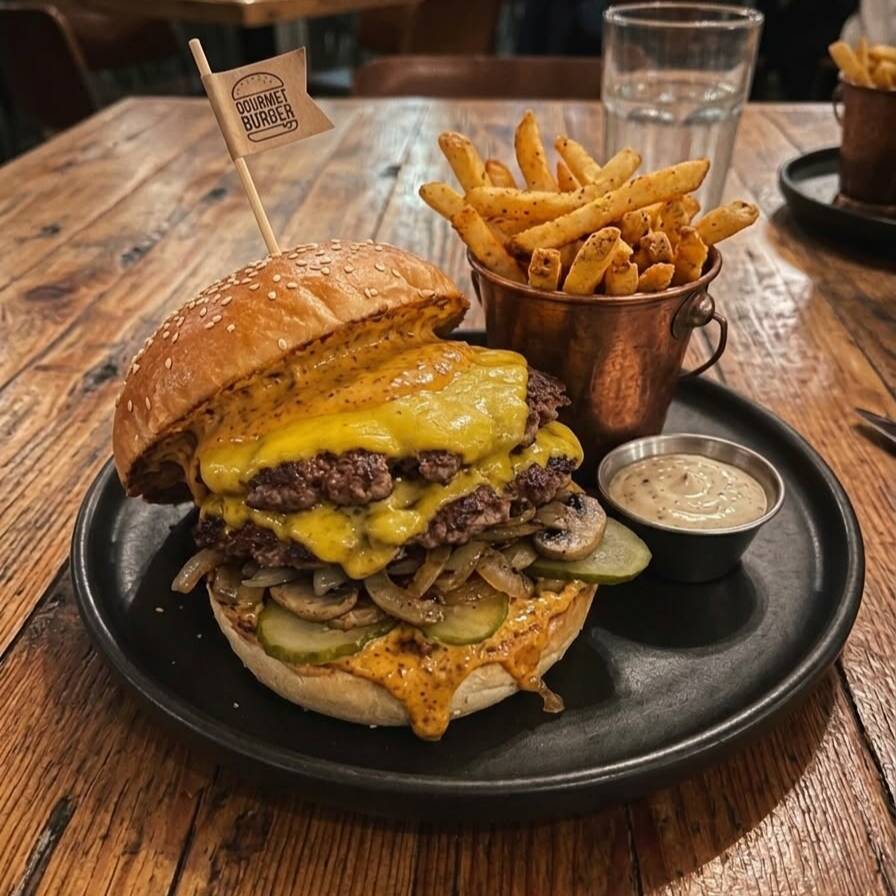 Mushroom Smash Burguer🍔🍄