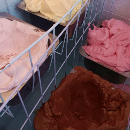 Vaso de Helado de Chocolate