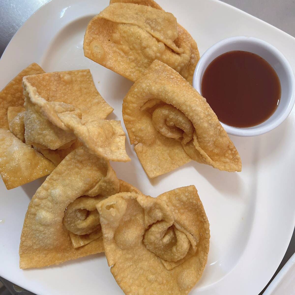 1. Wantan Frito Pollo con Salsa Agridulce 6 uds