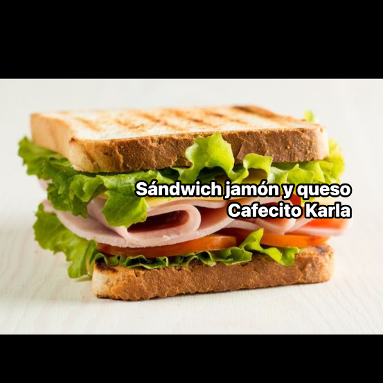 Sándwich de Jamón con Queso