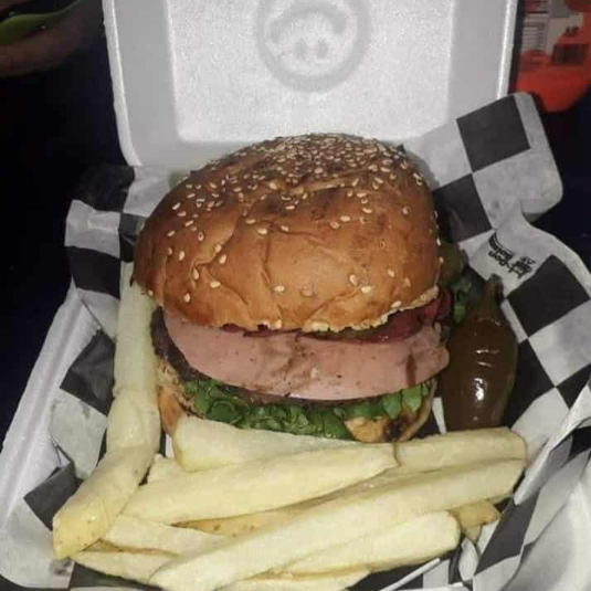 Hamburguesa de Pollo Picosito