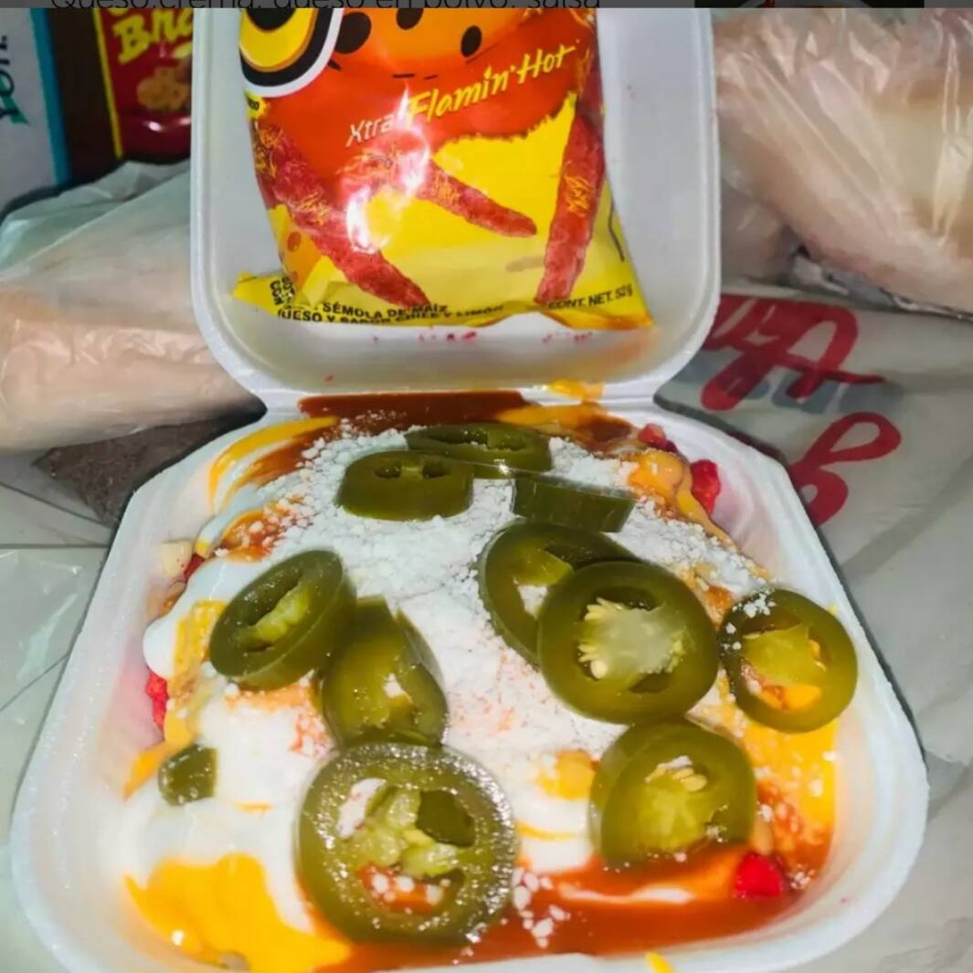 Cheetos con queso
