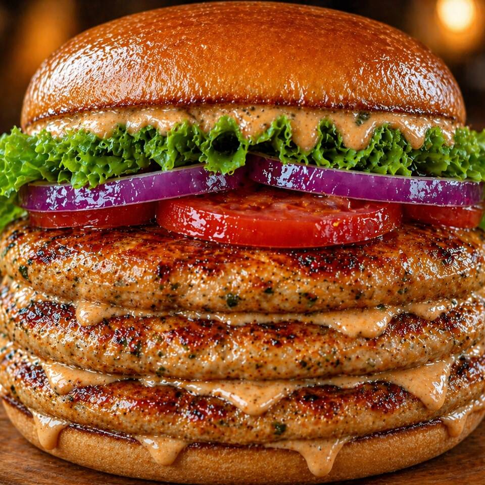 Triple Burger Pollo
