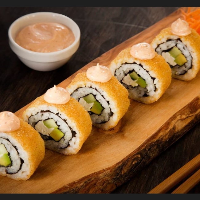 Sake rol empanizado😮