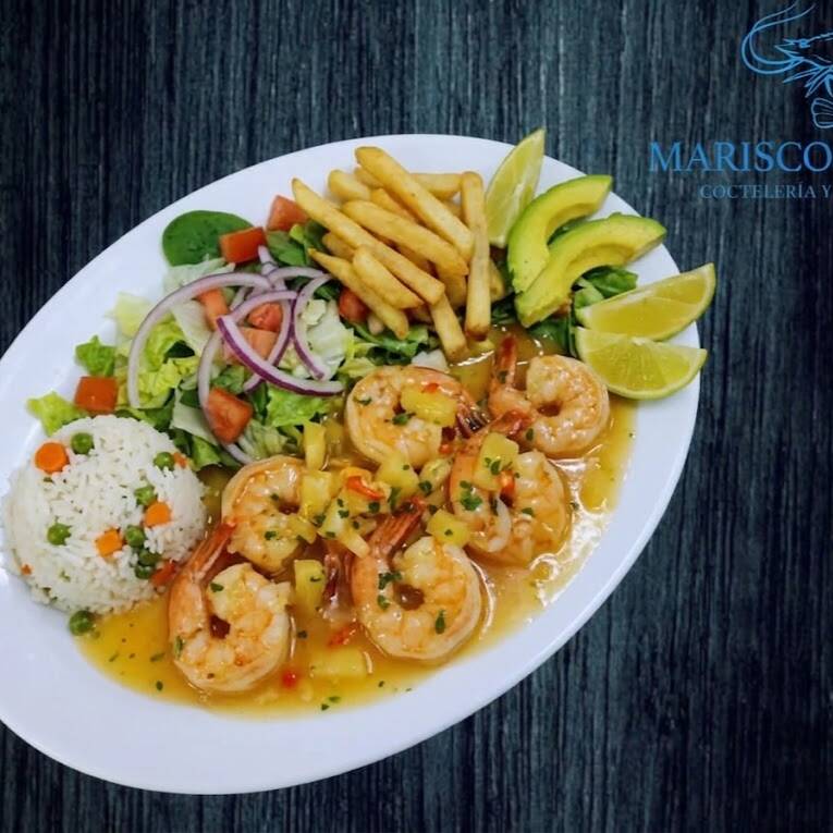 Camarones en Salsa de Piña Habanero