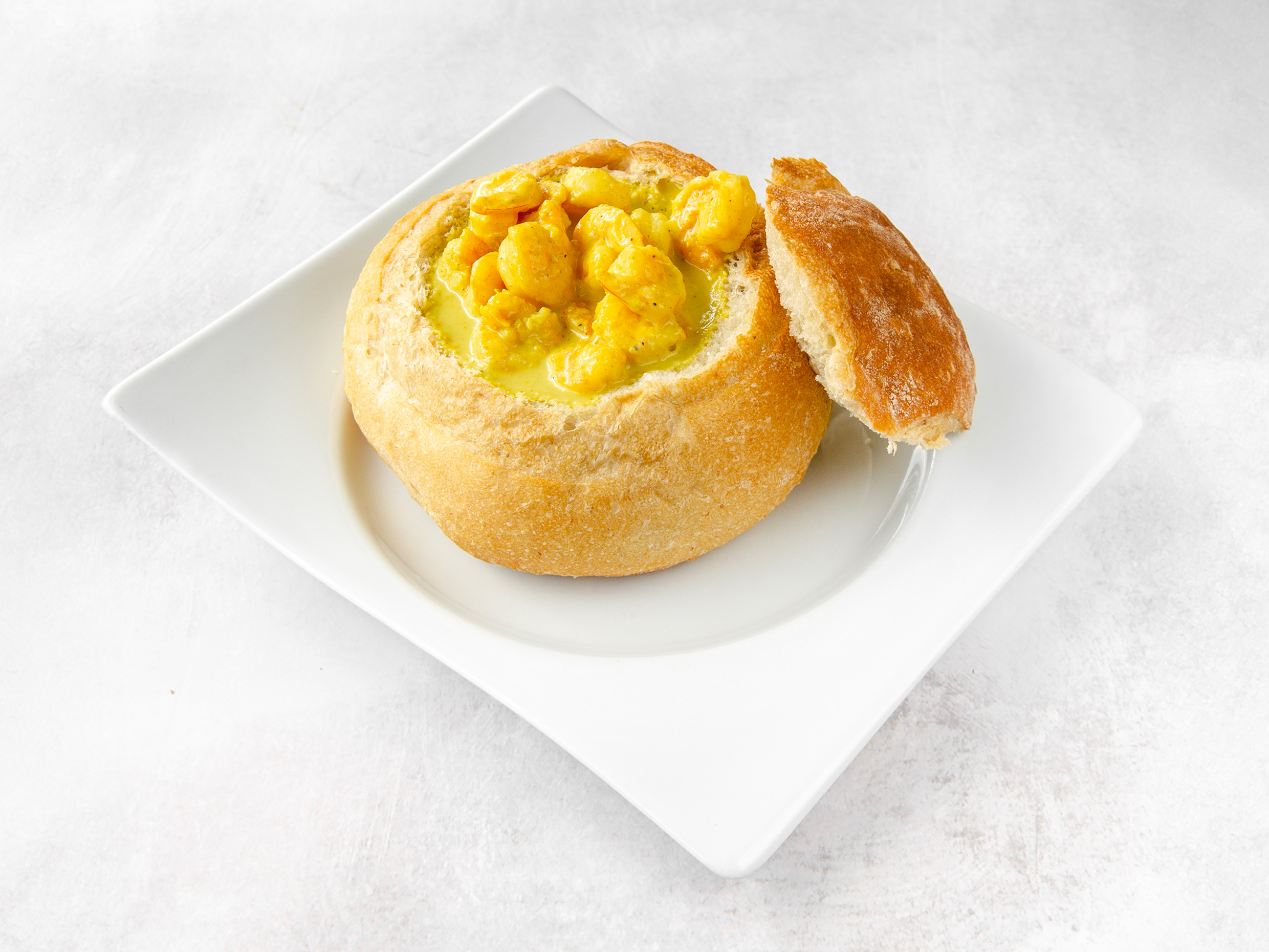 Panne Cook Camarones en salsa Curry