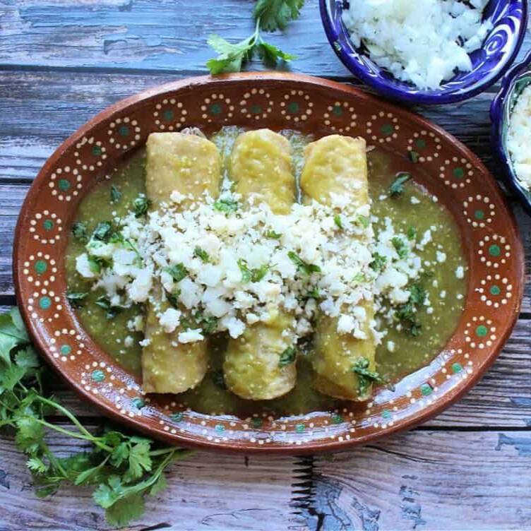 Enchiladas Verdes