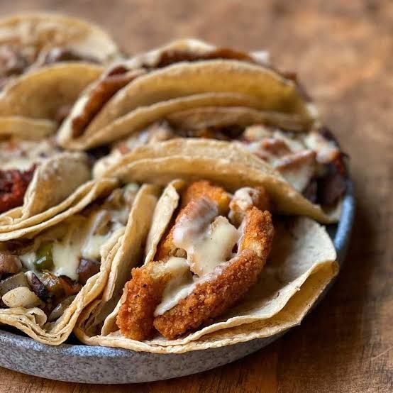Tacos de Milanesa con Queso (orden de 3)